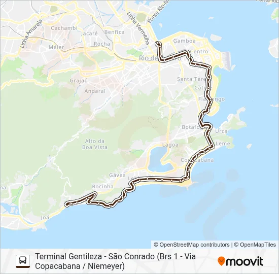 SN 104 Bus Line Map