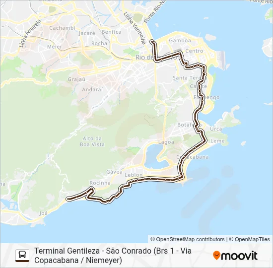 SN 104 Bus Line Map