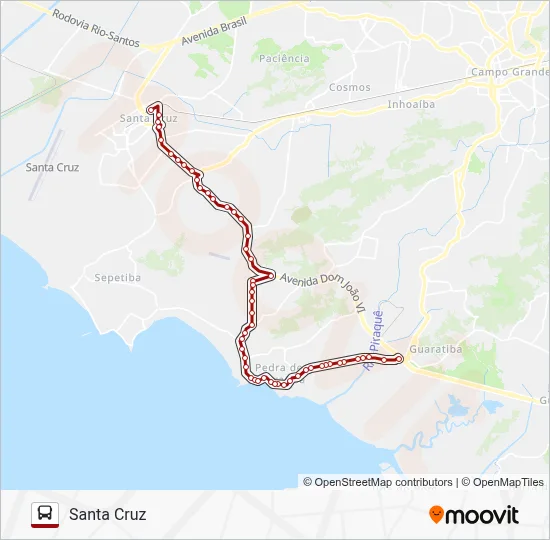 SN 885 Bus Line Map