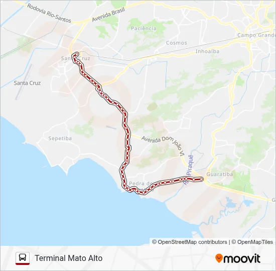 SN 885 Bus Line Map