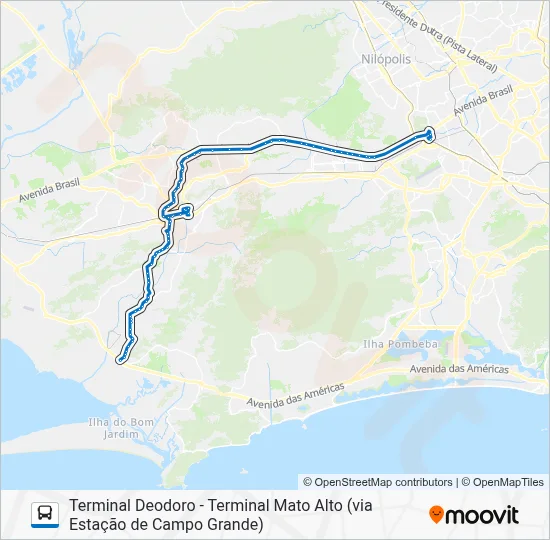SN 853 Bus Line Map