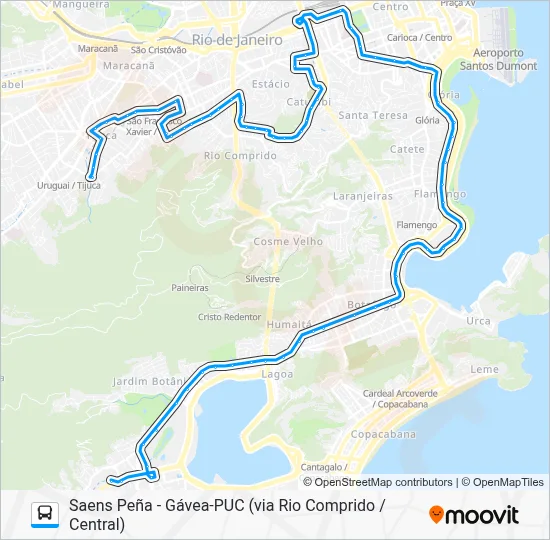 SN 410 Bus Line Map