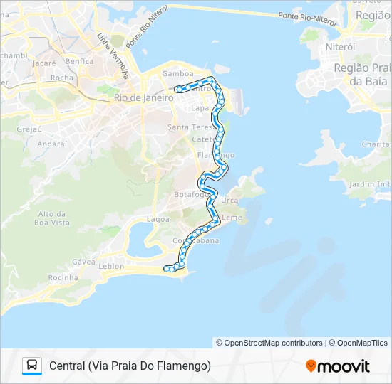 100 Bus Line Map