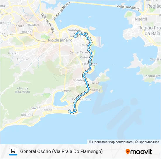 100 Bus Line Map