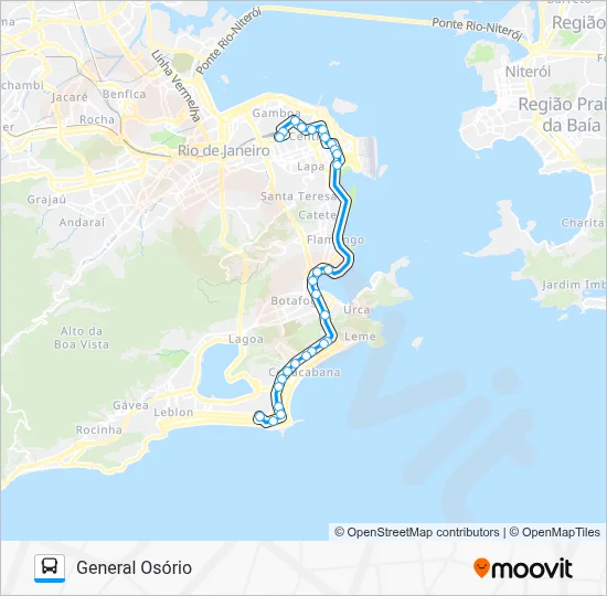 100 Bus Line Map