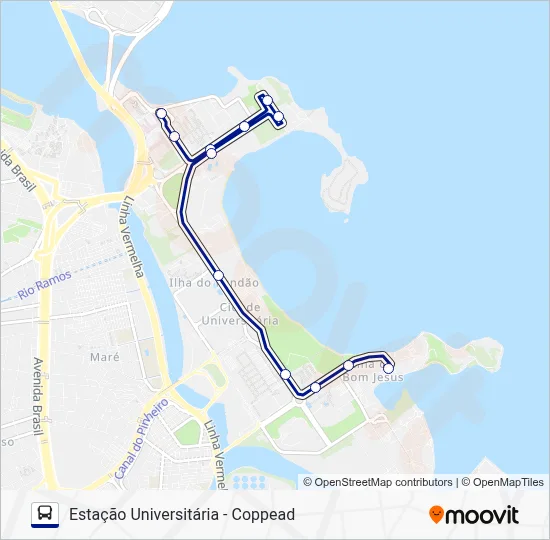 2 Bus Line Map