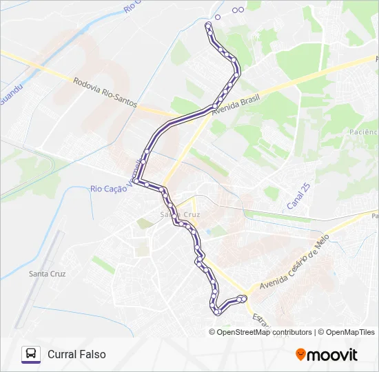 807 Bus Line Map