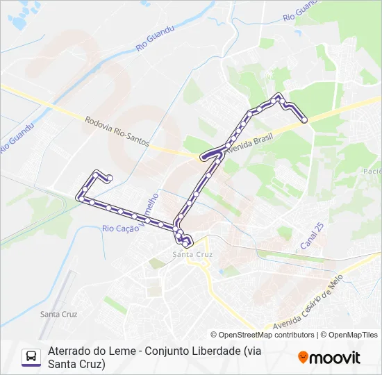 809 Bus Line Map