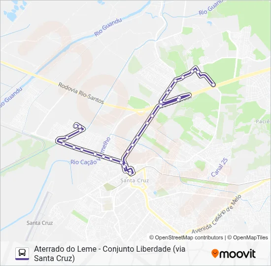 809 Bus Line Map