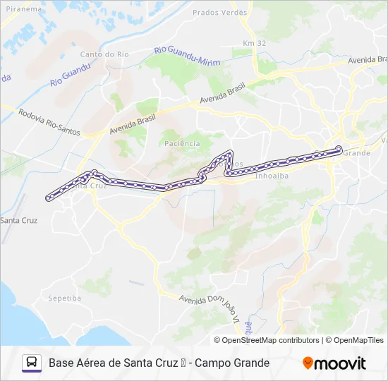 849 Bus Line Map