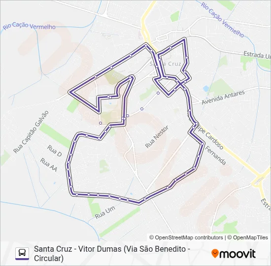 892 Bus Line Map
