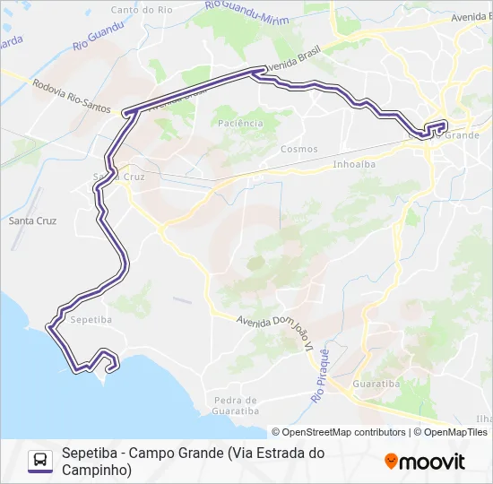 898 Bus Line Map