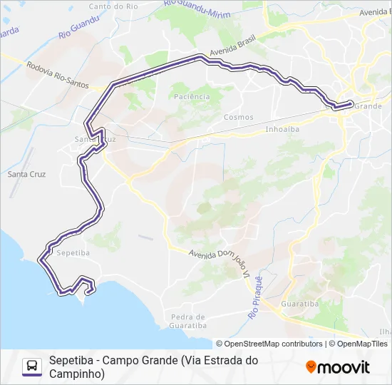 898 Bus Line Map