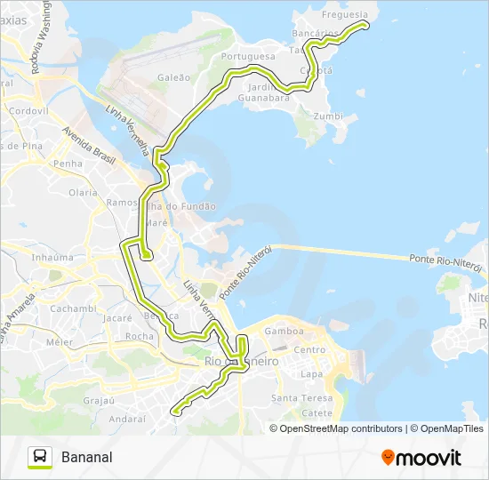 634 Bus Line Map