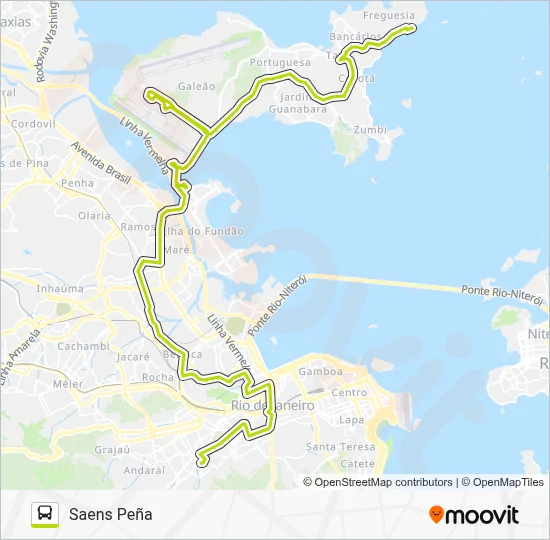 SN 634 Bus Line Map