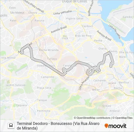 SV 908 Bus Line Map