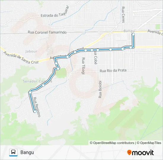 LECD158 Bus Line Map