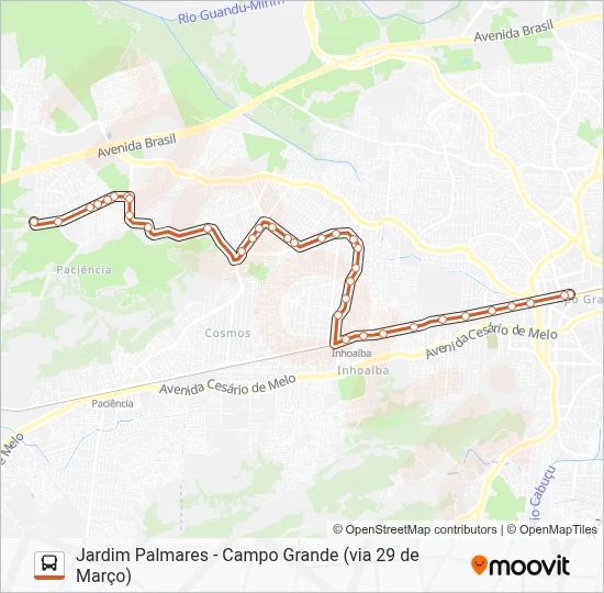 SN 893 Bus Line Map