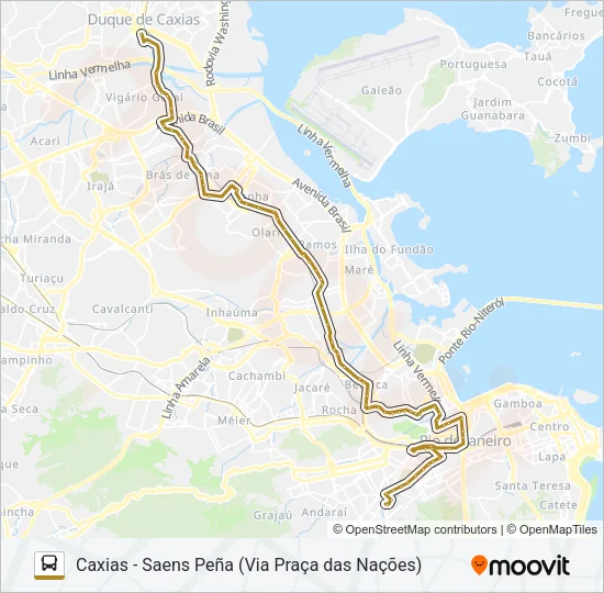 489L Bus Line Map