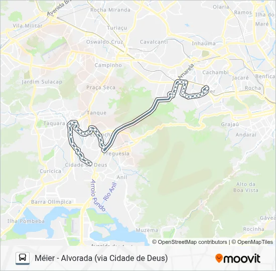 691 Bus Line Map
