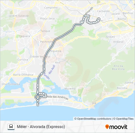693 Bus Line Map