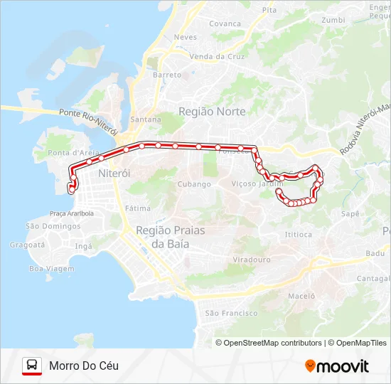 26-A Bus Line Map