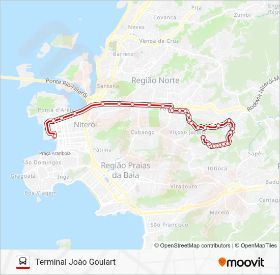 26-A Bus Line Map