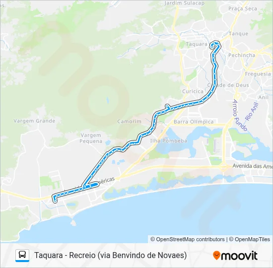 SN 954 Bus Line Map