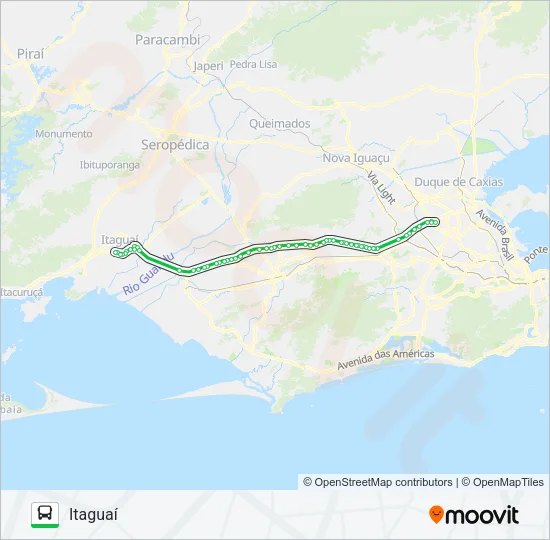 442L Bus Line Map