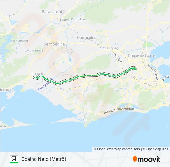 442L Bus Line Map