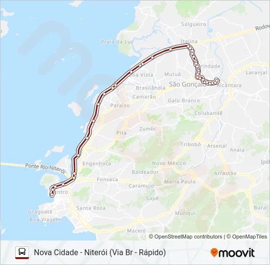 409A Bus Line Map