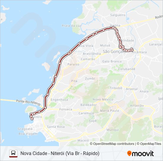 Mapa de 409A de autobús