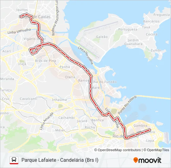 104C Bus Line Map