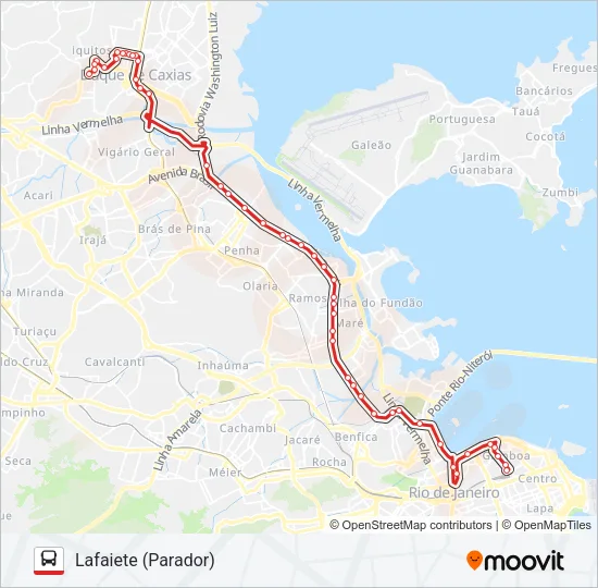 101C Bus Line Map