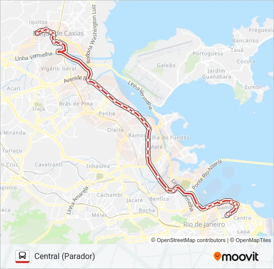 101C Bus Line Map