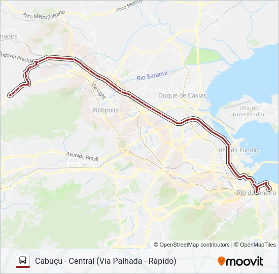 4499B (EXECUTIVO) Bus Line Map