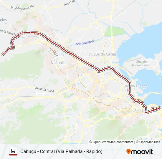 4499B (EXECUTIVO) Bus Line Map