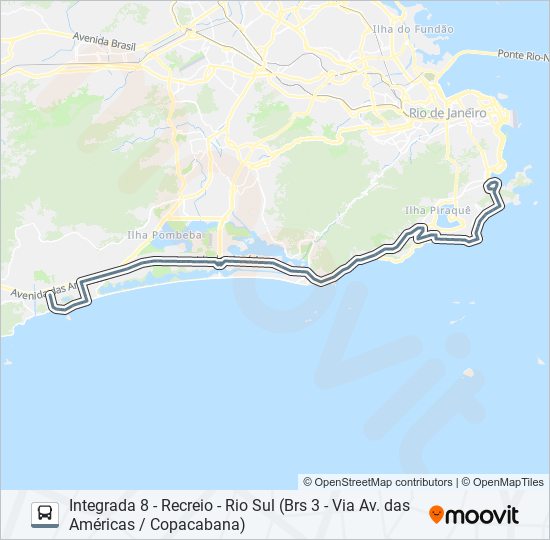 553 - INT8 bus Line Map