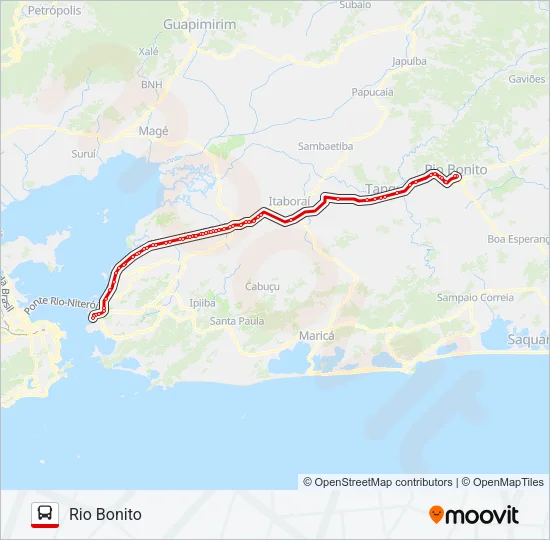 VAN M552 Bus Line Map