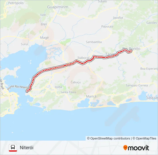 VAN M552 Bus Line Map
