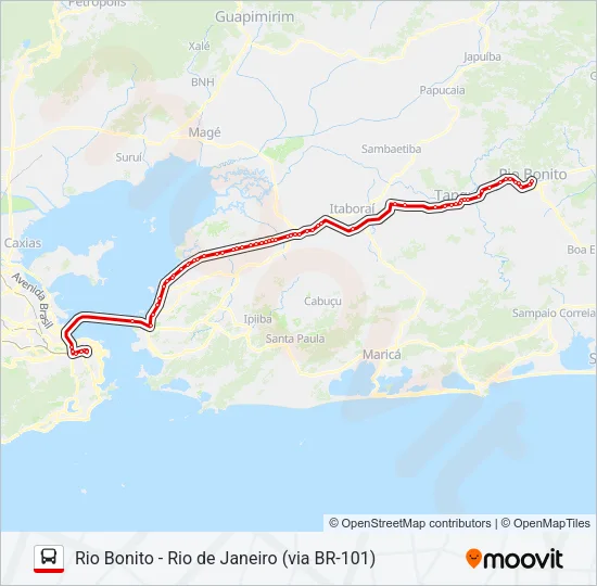 VAN M559 Bus Line Map