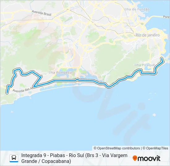 554 - INT9 Bus Line Map