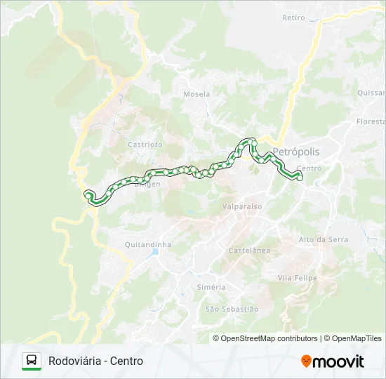 010 (EXECUTIVO) Bus Line Map