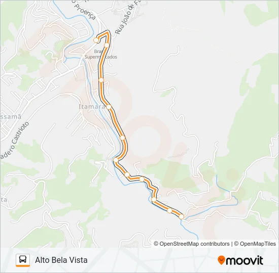 325 Bus Line Map