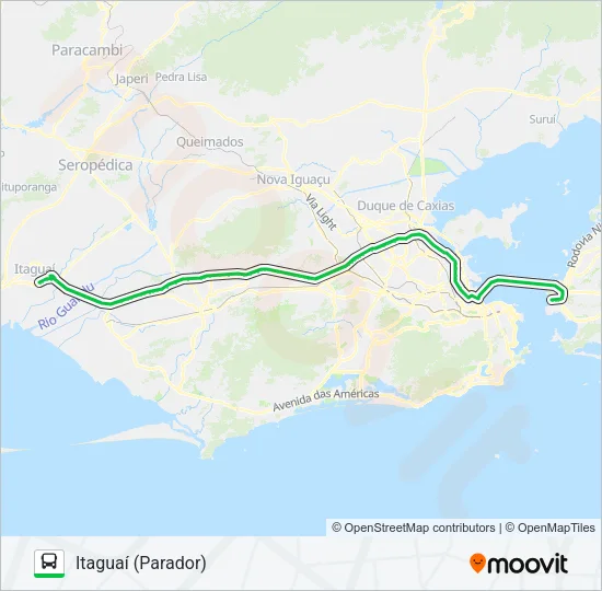113D Bus Line Map