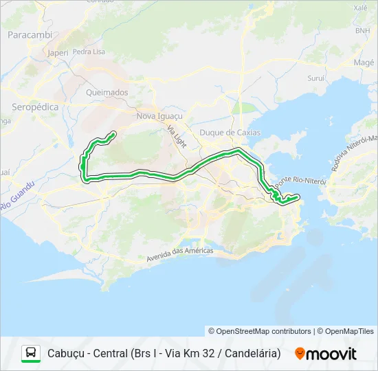 444B Bus Line Map