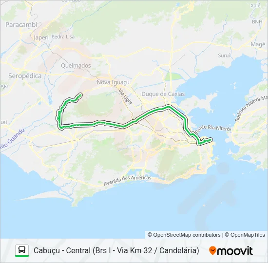 444B Bus Line Map