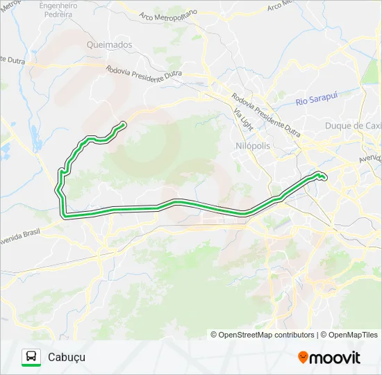 713B Bus Line Map