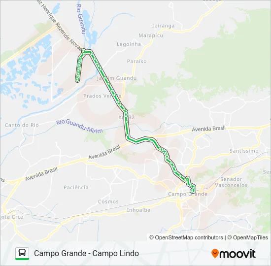 737P Bus Line Map