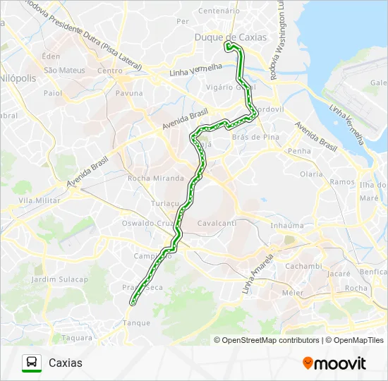 568L Bus Line Map